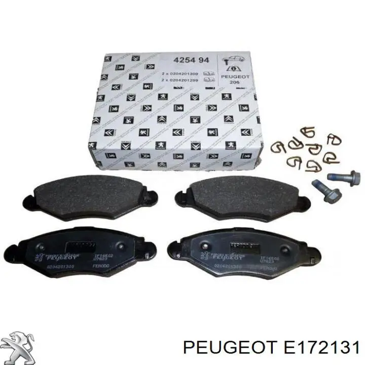 Pastillas freno delanteras Peugeot/Citroen E172131 precio, desde 19,54 EUR