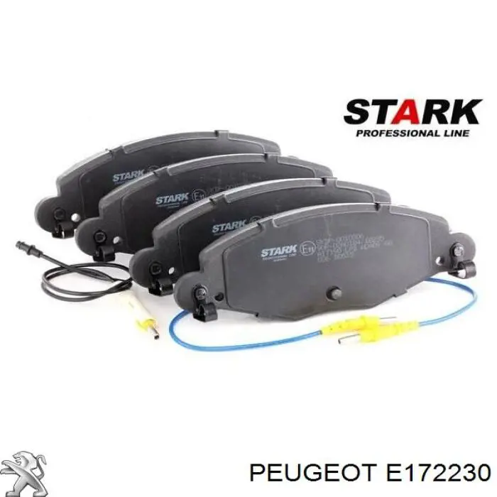 Comprar E172230 Peugeot/Citroen Pastillas delanteras de freno