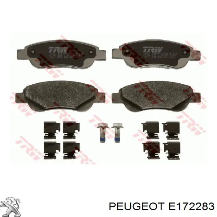 Comprar E172283 Peugeot/Citroen Pastillas delanteras de freno