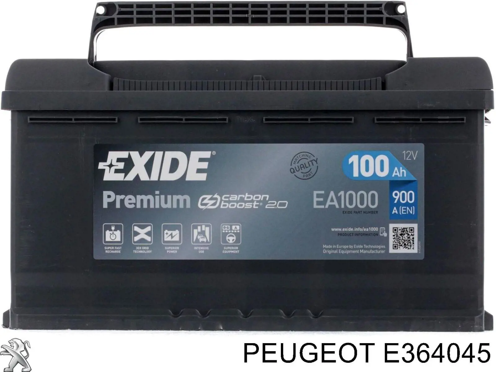 Batería de Arranque Peugeot/Citroen (E364045)