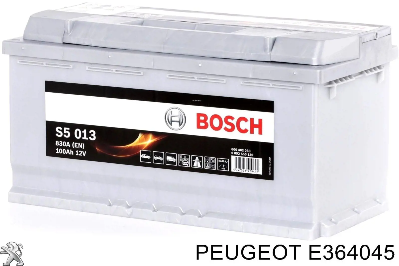 Batería de arranque Peugeot 407 6E