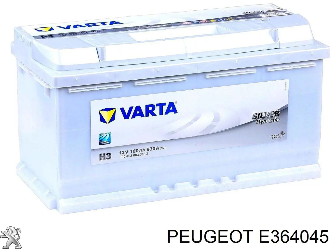 Batería de arranque Peugeot 407 6E