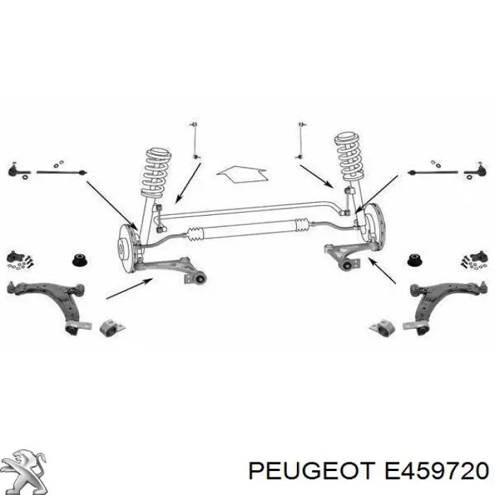 E459720 Peugeot/Citroen polea, cigüeñal