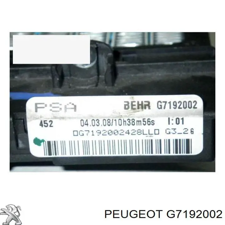 Comprar G7192002 Peugeot/Citroen 