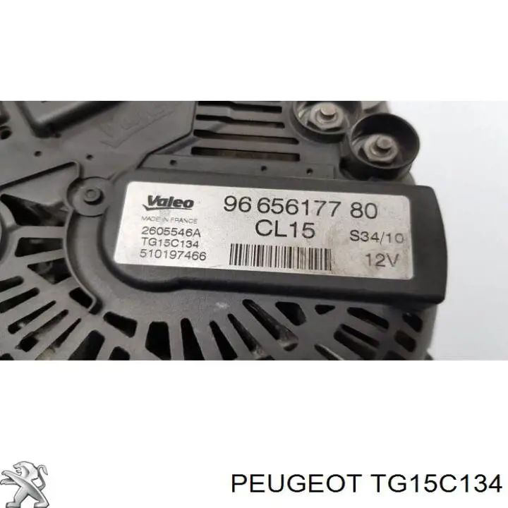 TG15C134 Peugeot/Citroen alternador