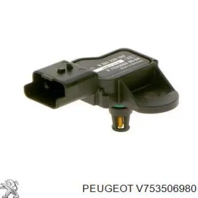 V753506980 Peugeot/Citroen sensor de presion del colector de admision