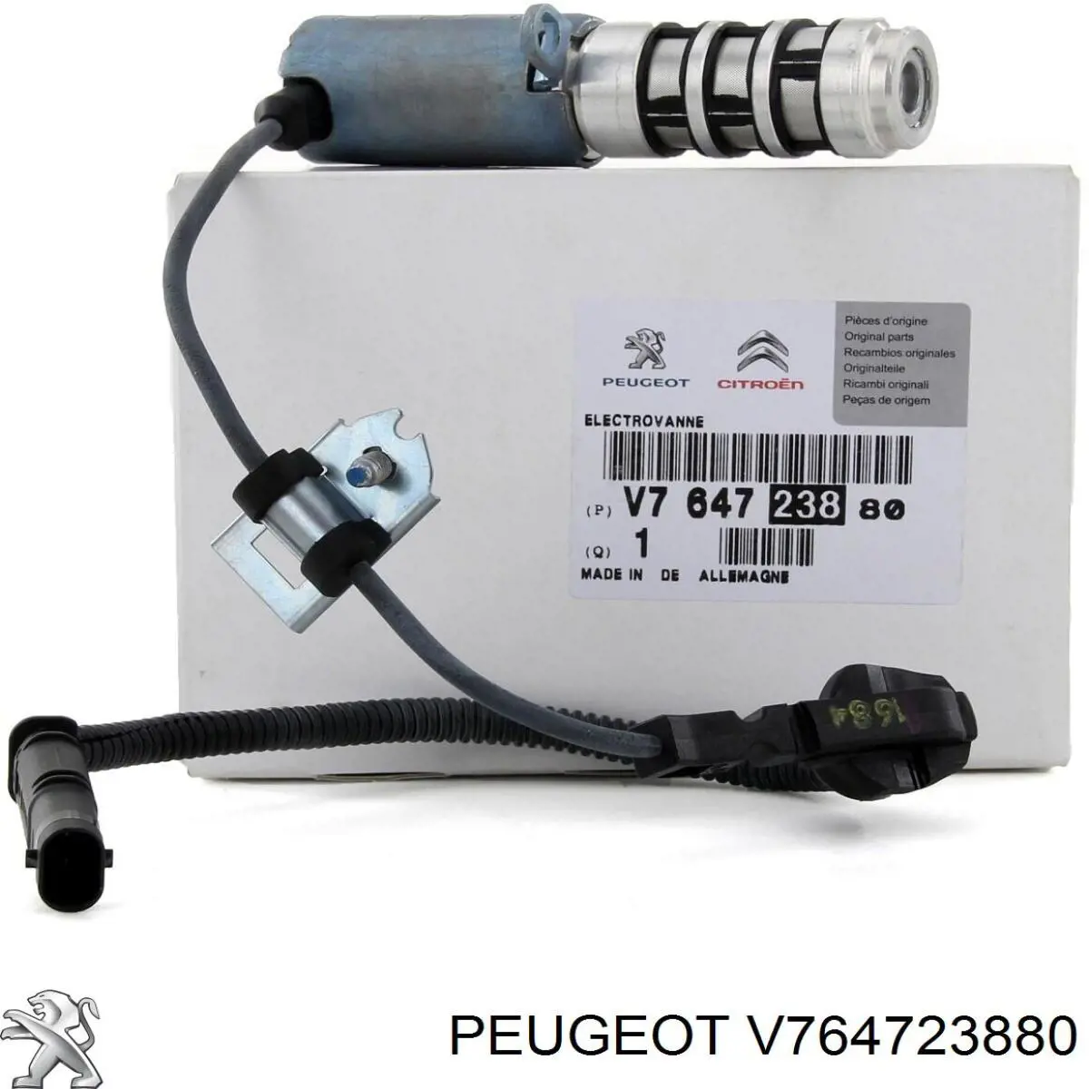 V764723880 Peugeot/Citroen válvula para mantener la presión de aceite