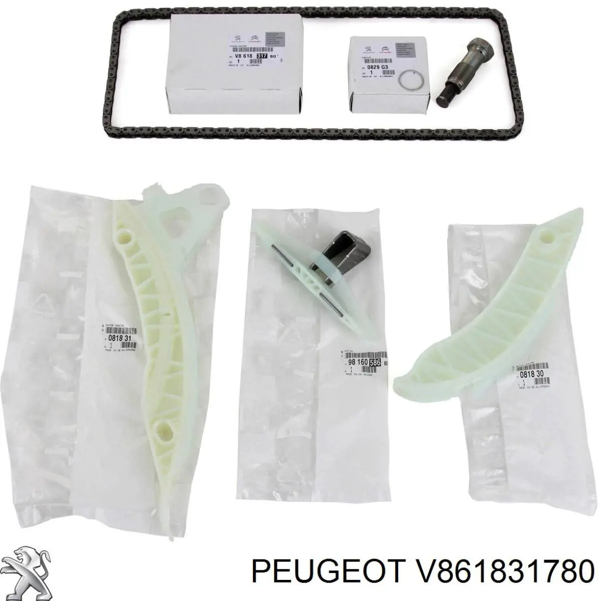 Kit de cadena de distribución Peugeot/Citroen V861831780 precio, desde 113,65 EUR