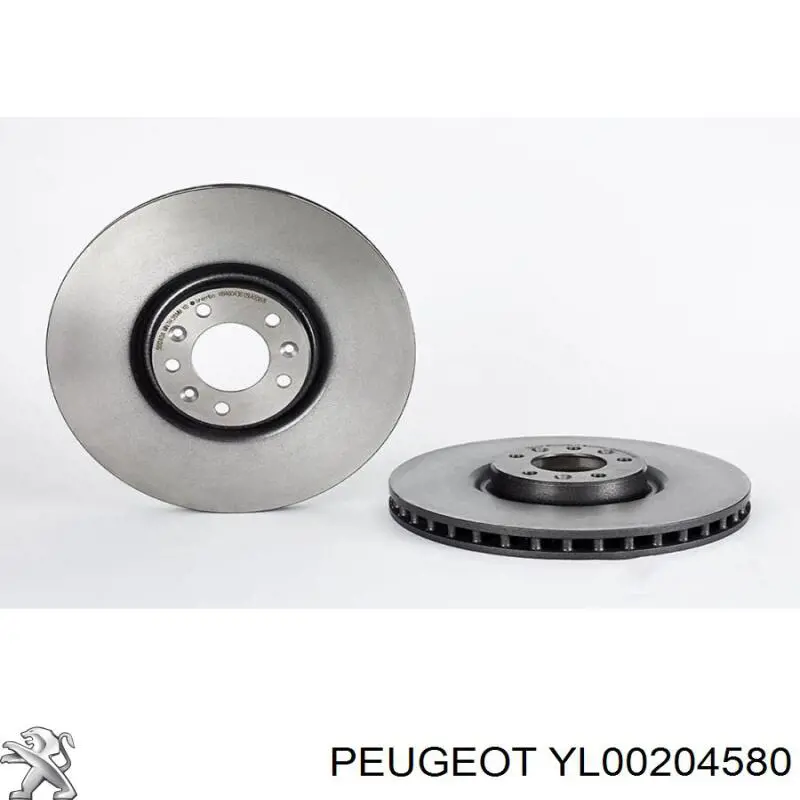 YL00204580 Peugeot/Citroen freno de disco delantero