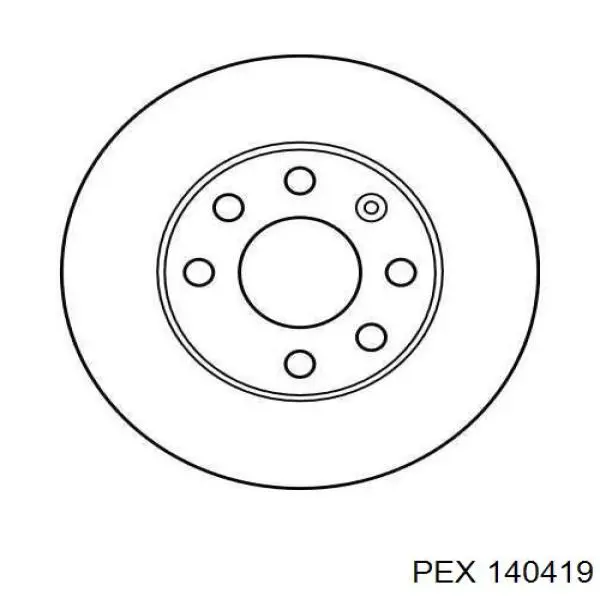 Freno de disco delantero Opel Astra 51, 52, F35, M35