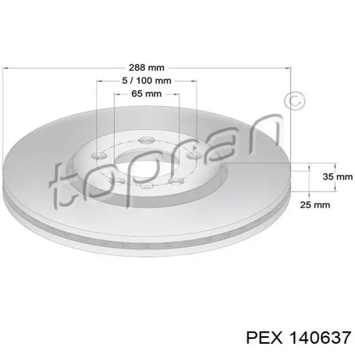 Freno de disco delantero Mercedes E C124