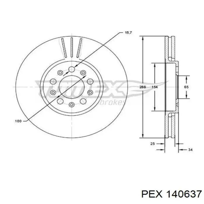 Freno de disco delantero Mercedes E C124