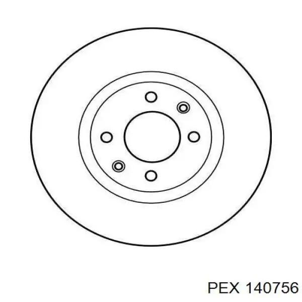 Freno de disco delantero Citroen C4 UD