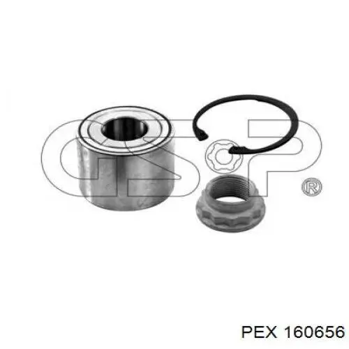 16.0656 PEX cojinete de rueda trasero