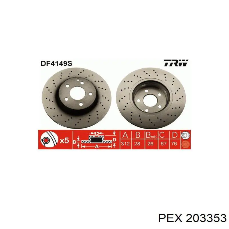 20.3353 PEX rodillo, correa trapecial poli v