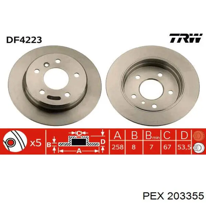 20.3355 PEX rodillo, cadena de distribución