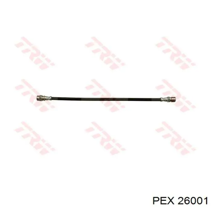 26.001 PEX tubo flexible de frenos trasero