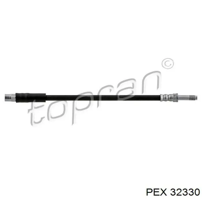 32.330 PEX tubo flexible de frenos trasero