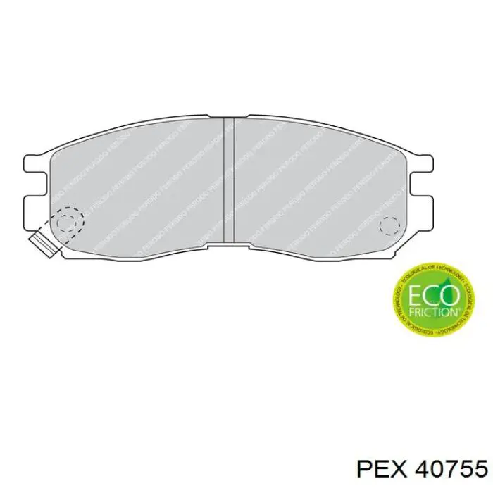Cable de freno de mano delantero Toyota Corolla E9