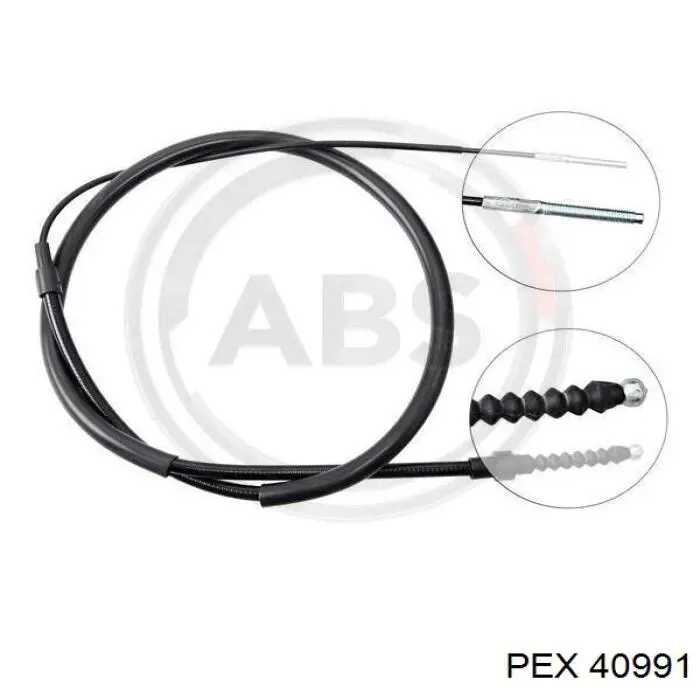 4.0991 PEX cable de freno de mano trasero derecho/izquierdo