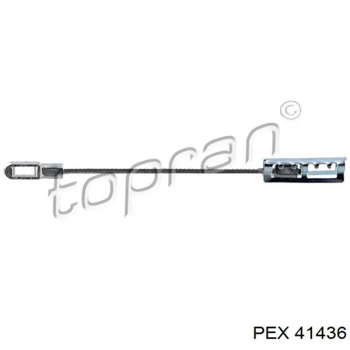 4.1436 PEX cable de freno de mano trasero derecho/izquierdo