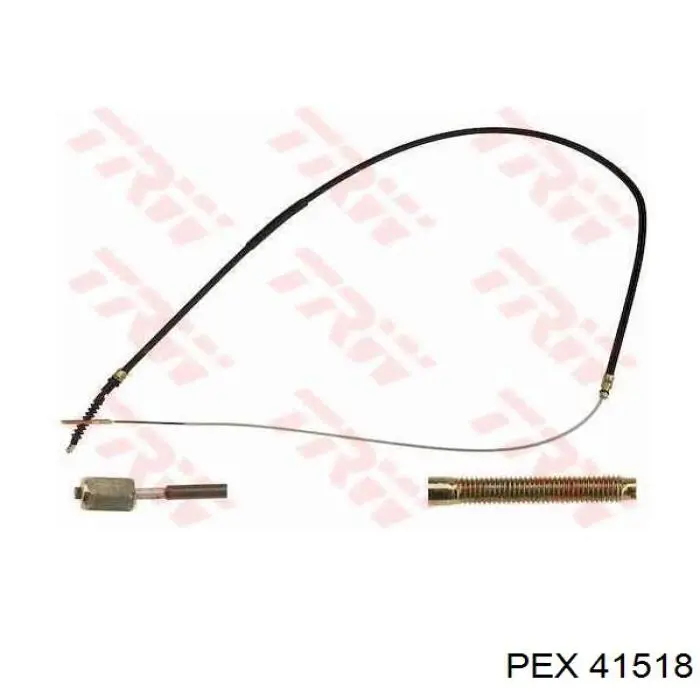 4.1518 PEX cable de freno de mano trasero derecho/izquierdo