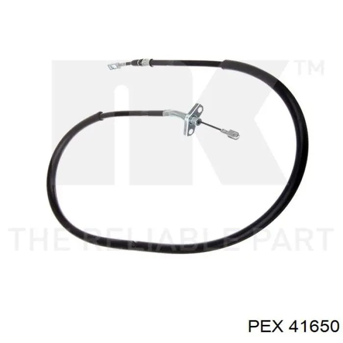 4.1650 PEX cable de freno de mano trasero izquierdo