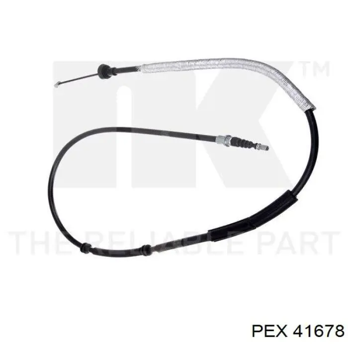 4.1678 PEX cable de freno de mano trasero derecho