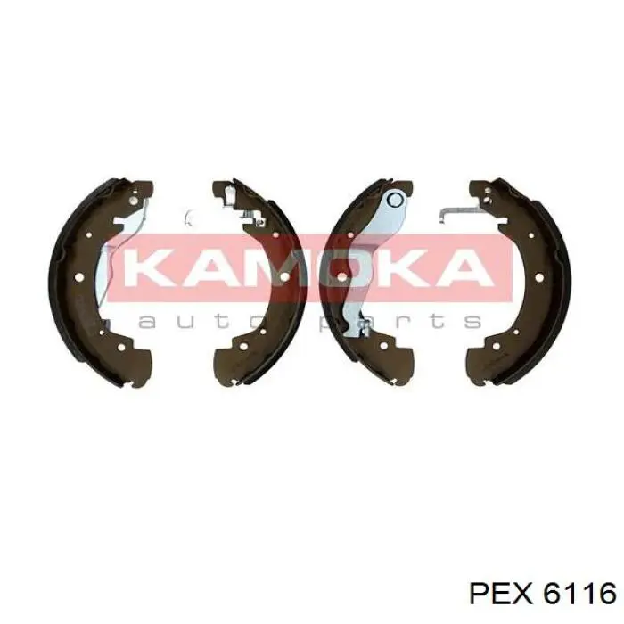 6.116 PEX zapatas de frenos de tambor traseras