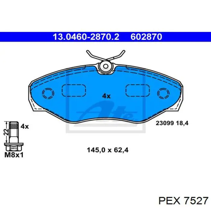 Pastillas de freno delanteras Renault Trafic 2 FL