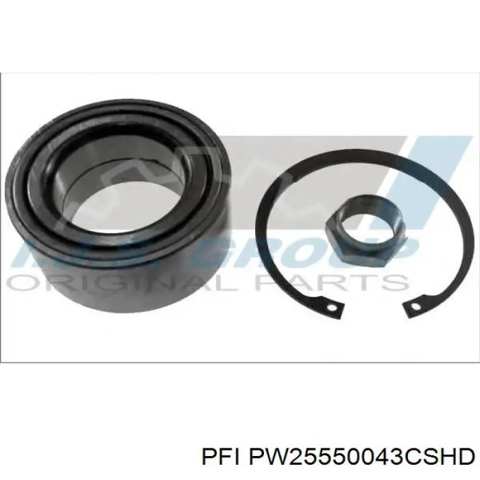 Cojinete de cubo delantero PFI PW25550043CSHD precio, desde 28,56 EUR