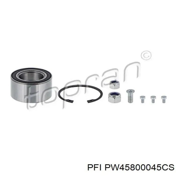 Cojinete de cubo delantero PFI PW45800045CS precio, desde 26,70 EUR