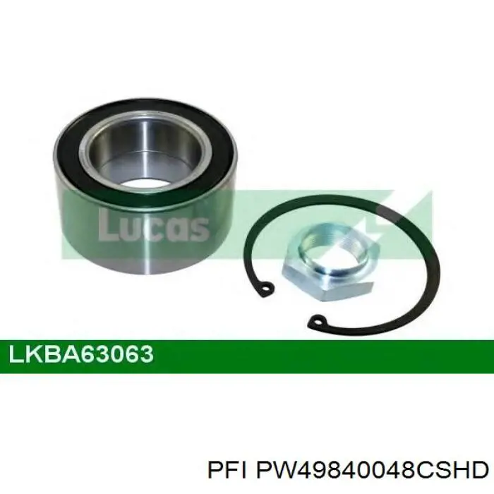 Comprar PW49840048CSHD PFI Cojinete de rueda delantero