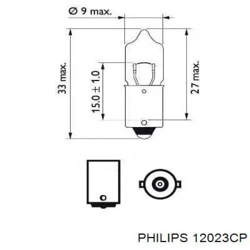 12023CP Philips bombilla