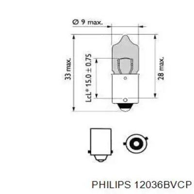 Comprar 12036BVCP Philips Bombilla de luz
