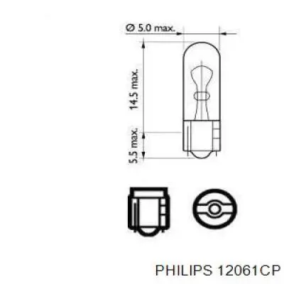 Bombilla PHILIPS 12061CP