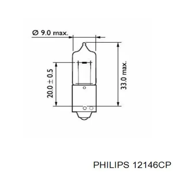 12146CP Philips bombilla