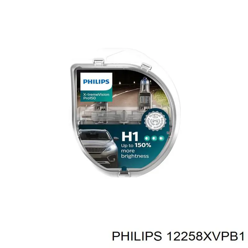 12258XVPB1 Philips bombilla halógena