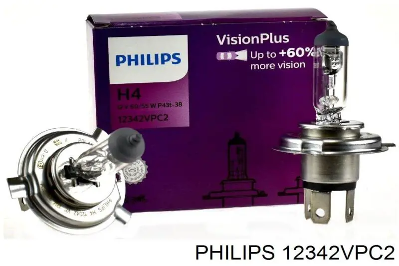 12342VPC2 Philips Lámpara halógena
