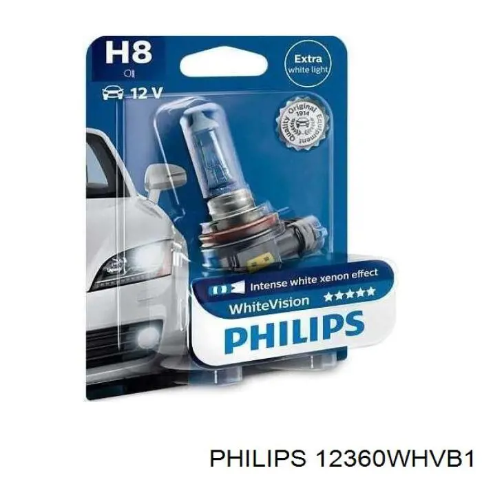 12360WHVB1 Philips bombilla halógena