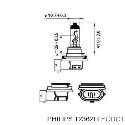 12362LLECOC1 Philips bombilla