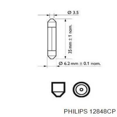 Bombilla PHILIPS 12848CP