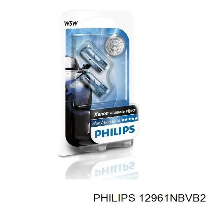 12961NBVB2 Philips lámpara, luz interior/cabina