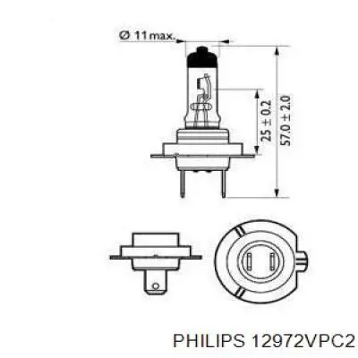 Lámpara halógena 12972VPC2 Philips