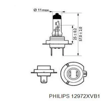Lámpara halógena Philips 12972XVB1