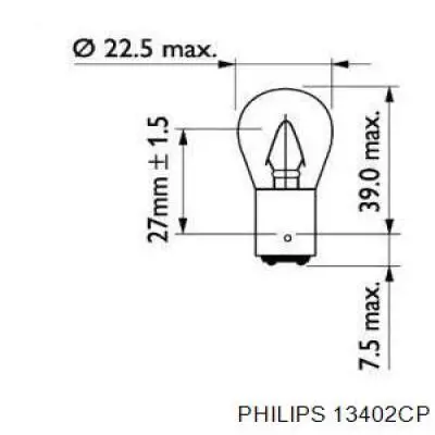 Bombilla de faro Philips 13402CP precio, desde 7,42 EUR