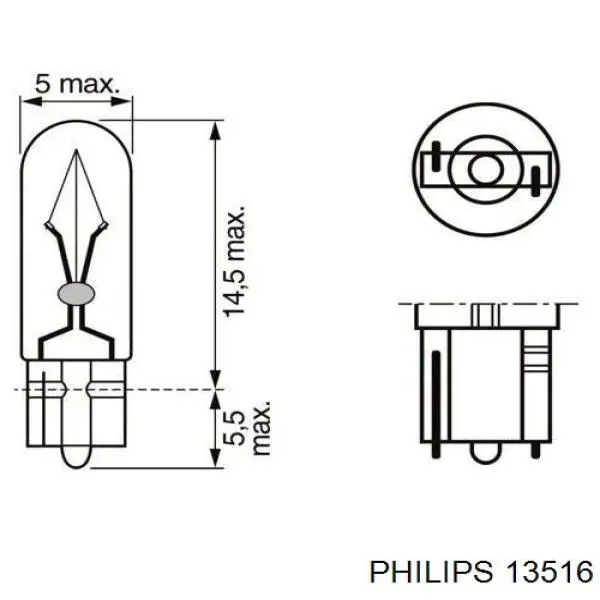 13516 Philips bombilla