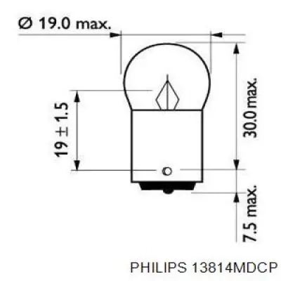 13814MDCP Philips bombilla