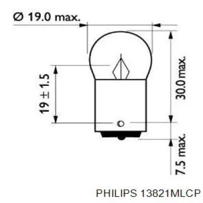 13821MLCP Philips bombilla