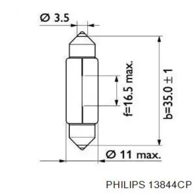 13844CP Philips bombilla